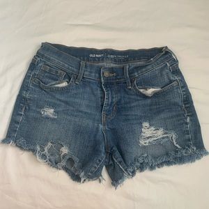 Old navy curvy denim shorts(jeans cut to shorts)